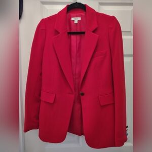 BarIII Red Crepe Blazer